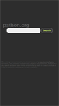 Mobile Screenshot of pathon.org